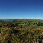 Bryn Arw looking towards Abergavenny